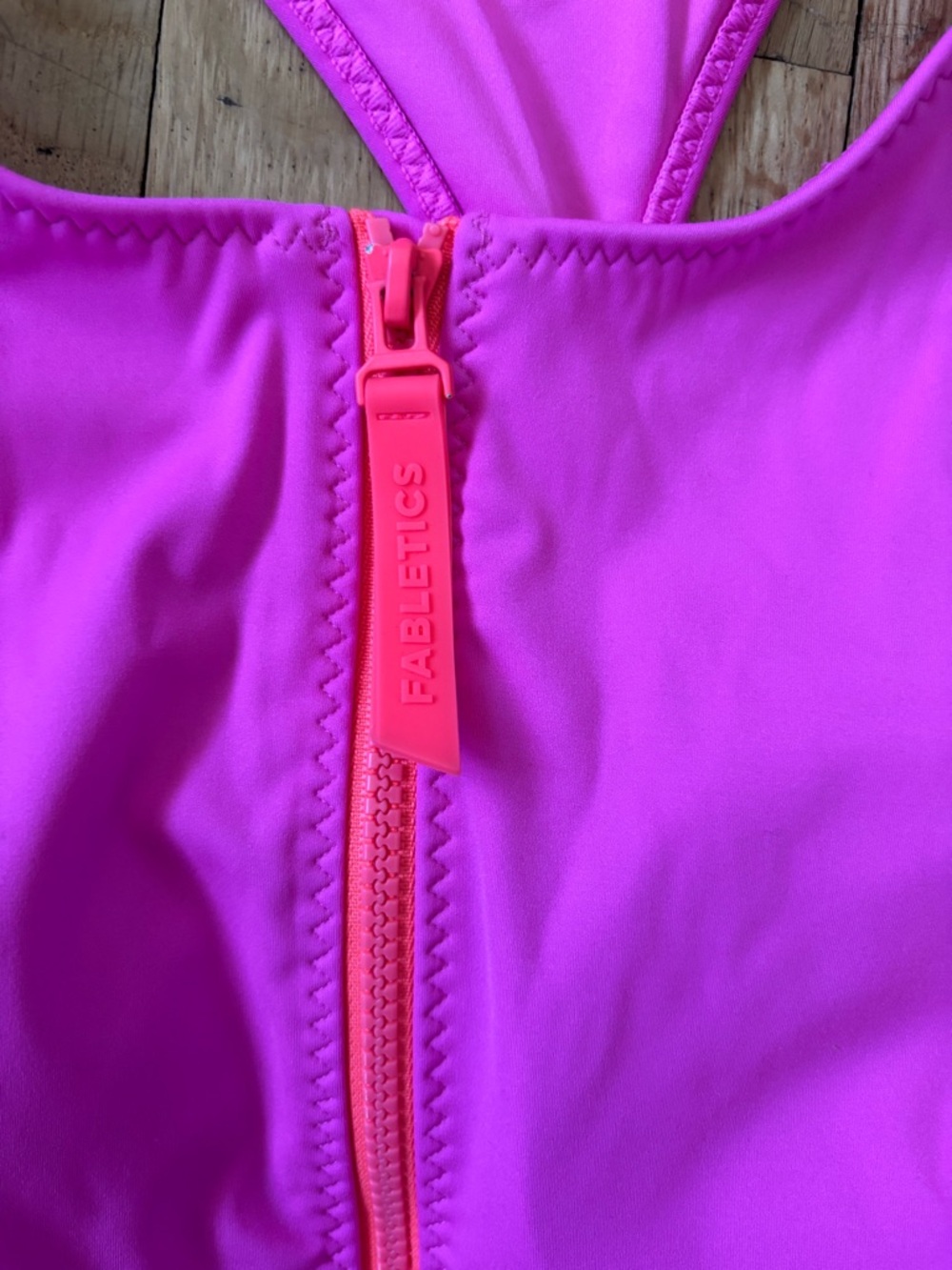 Fabletics High Tide Zip Bikini Top - Picture 2 of 3